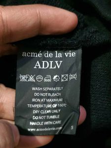 ADLV BABY FACE HOODIE BLACK DONUT1 Unisex
