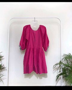Abhishti Rose Pink Casual Dress.