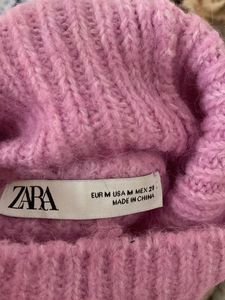 Zara Knit Beanie - Pink