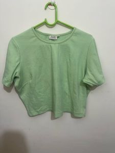 Set Of 4 Cotton Crop Tops