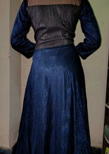 Stylish Embroidered Women's Ethnic Gown