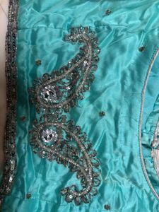 Embroidered saree