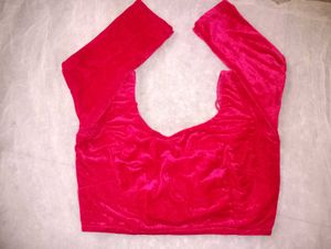 Pink Velvet Blouse