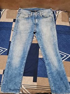 Acid Wash Denim Jeans