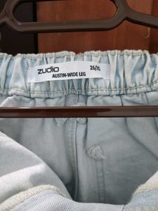 Light Wash Cargo Pants for women