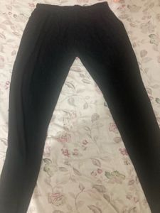 Different Coloured Leggings And One White Palazzo