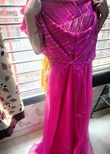 Pink Leheriya Dress