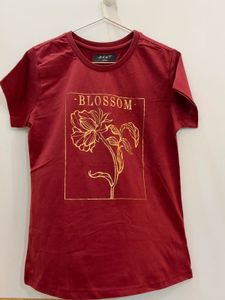 Two Cute Graphic Tees - Size Medium