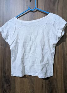 White Crop Top