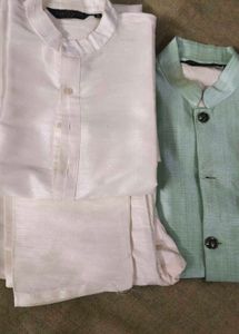 Boys' Ethnic Kurta Set with Vest
