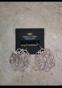Simply Vera Wang Crystal Earrings