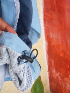 Vintage Light Blue Windbreaker