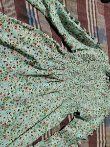 Floral Top With Beads