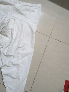 Ethnic White Pyjama