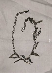 Silver Leaf Bracelet