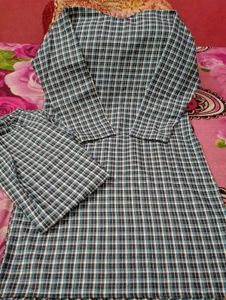 Woollen Kurti With Pant Set