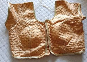 self embroidered blouse