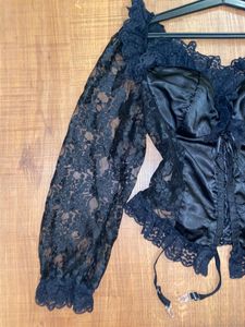 Lace Corset Style Top