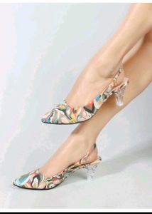 Colorful Slingback Heels