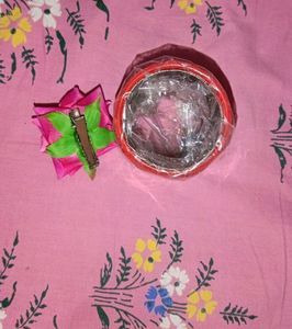 New 3 dozen velvet bangle set with free rose clip