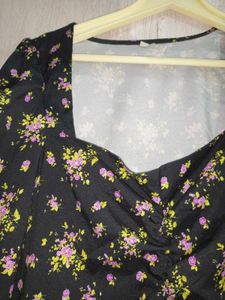 Floral Print Mini Dress