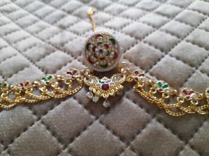 Indian Bridal Headpiece ( RAKHDI SET )