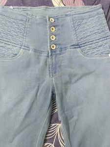 High Waisted Denim Jeans