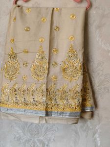 Elegant Yellow Kurta Set unstitched