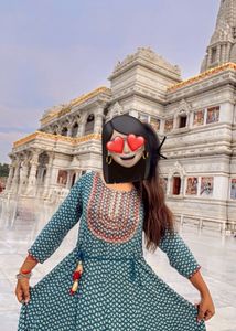 Elegant Embroidered Anarkali Kurti