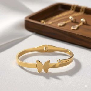 Butterfly Bangle Bracelet