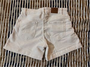 (UNUSED) White Denim Shorts