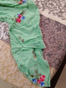 Floral Green Top