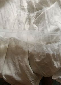 Embroidery Heavy Gown Off White