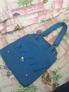 Blue Handbag