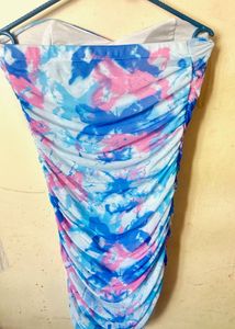 Tie-Dye Bodycon Mini party wear dress