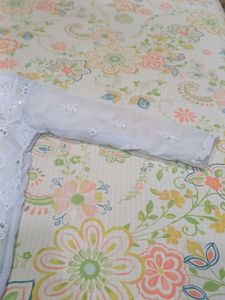 Chanderi Kurti With Plazo And Duppada