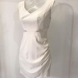 Elegant Cream Mini Dress