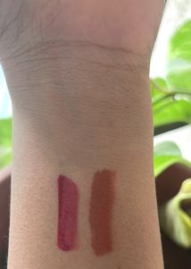 Beautiful soft Cherry And Rust Red Liquid Matt