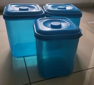 Blue Food Storage Containers (3)