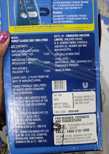 Water Purifier Germ Kill Kit Completely New