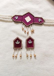 Choker Necklace With Earrings ✨