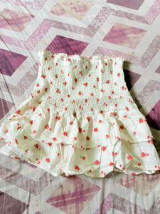 Floral Tube top/ Mini Skirt