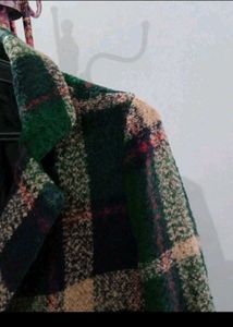 Green Plaid Coat