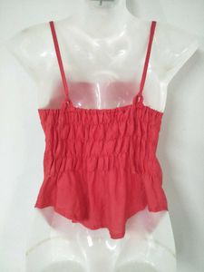 Linen Embroidered Spaghetti