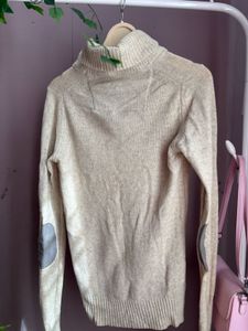 Beige Cardigan Sweater