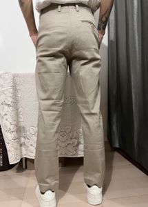 Beige Casual/formal Trousers
