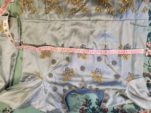 Heavily Embroidered With Golden Thread Beautiful