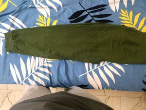 Green Casual Pants