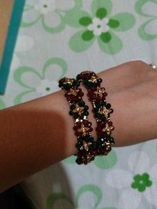 Glass Bangles Combo
