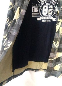 Cool Camo Coat+tshirt🛹💕